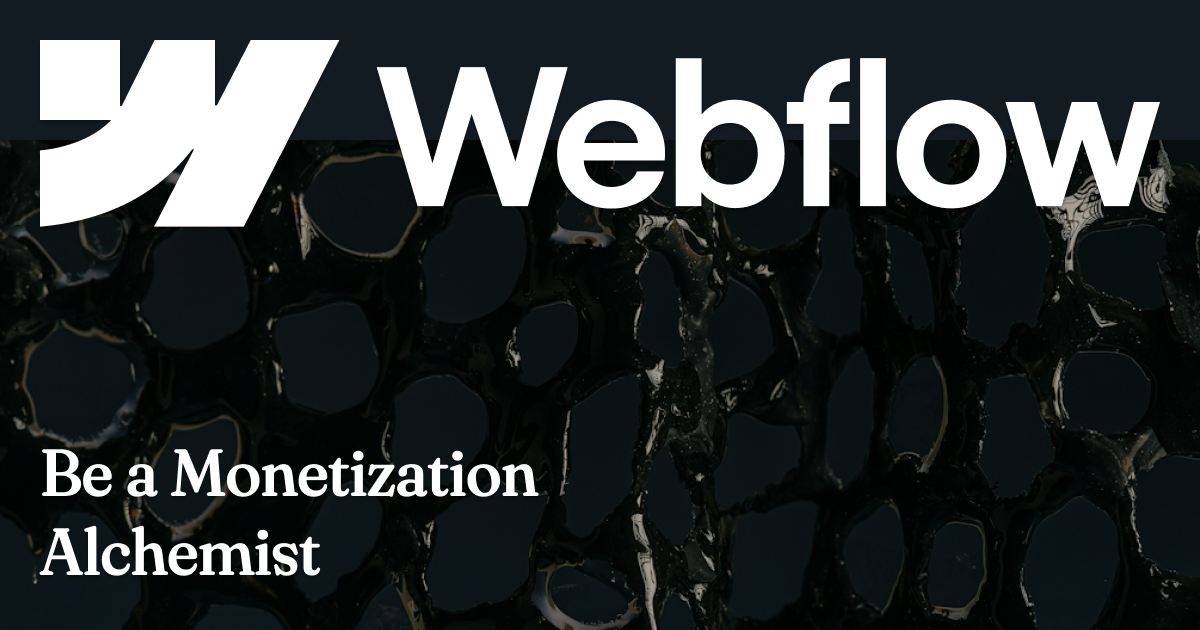 webflow and wittier partnership become a monetization alchemist